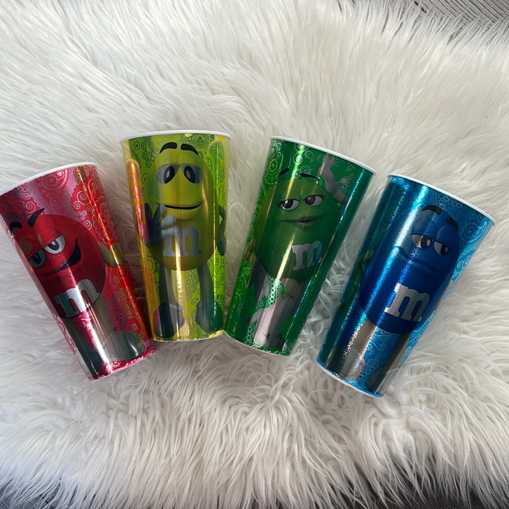 M&M's World Collectable 3-D Plastic Cup Set 2016